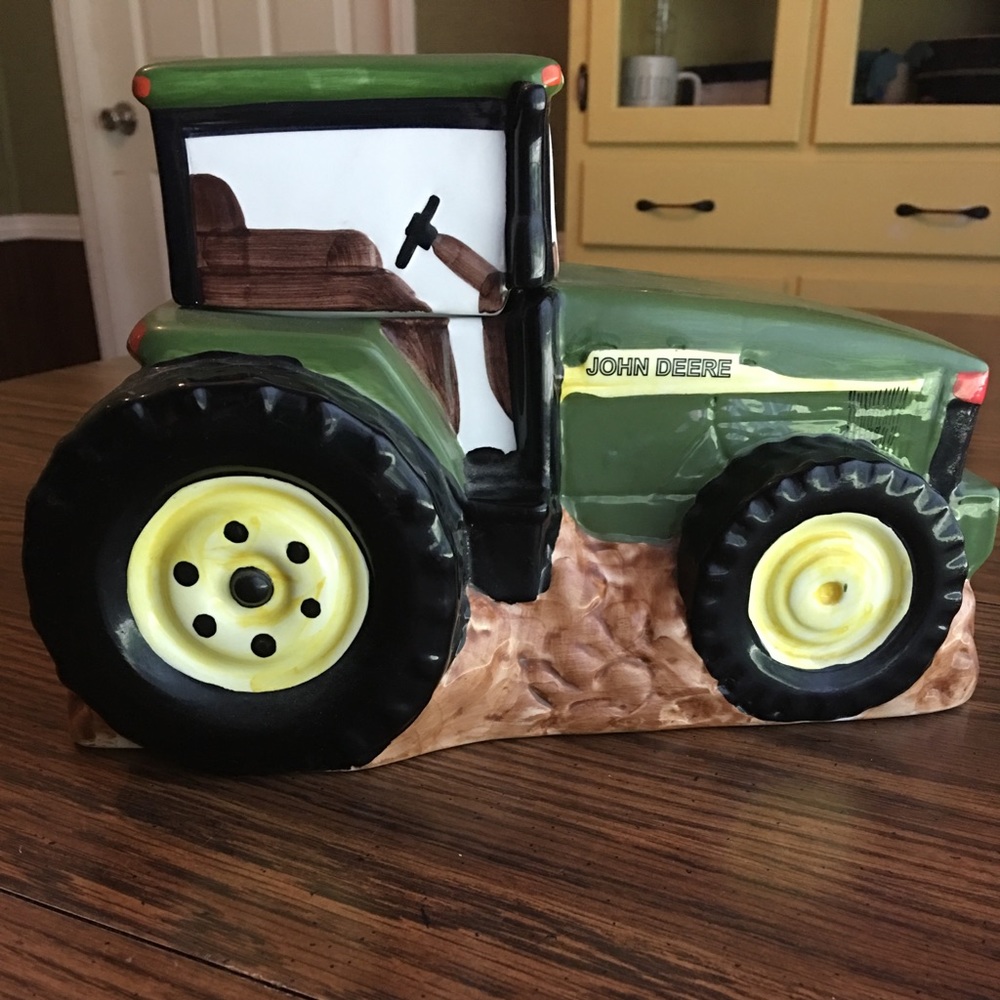 John Deere Tractor Cookie Jar